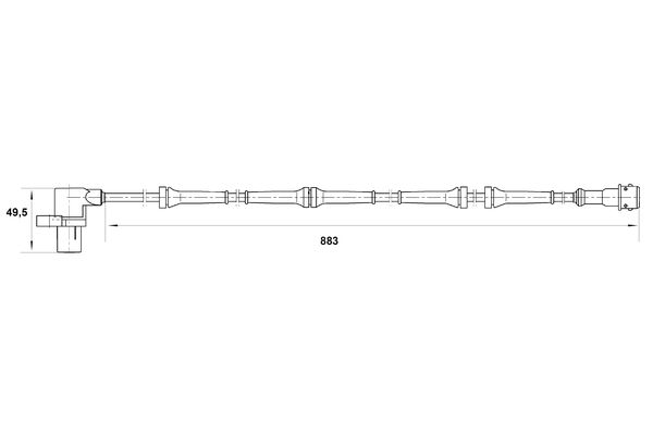 Bosch ABS sensor 0 265 006 366