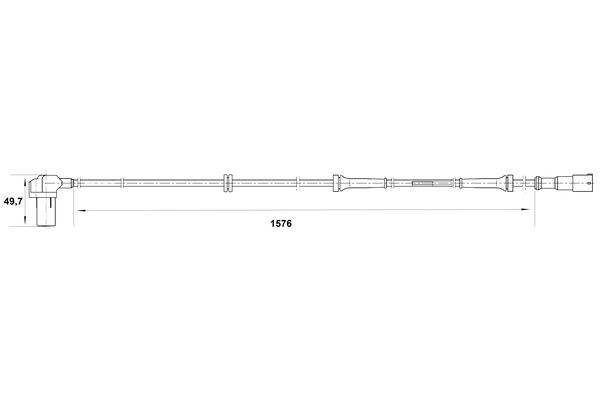 Bosch ABS sensor 0 265 006 385