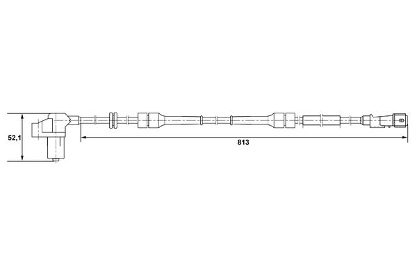 Bosch ABS sensor 0 265 006 388