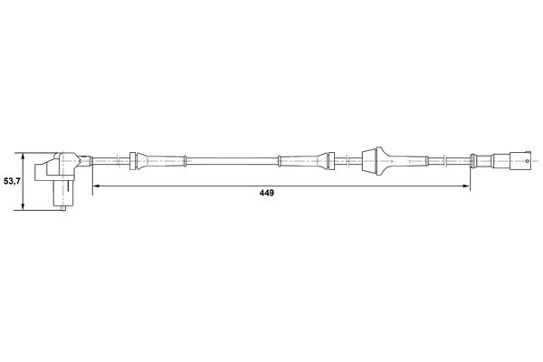 Bosch ABS sensor 0 265 006 407