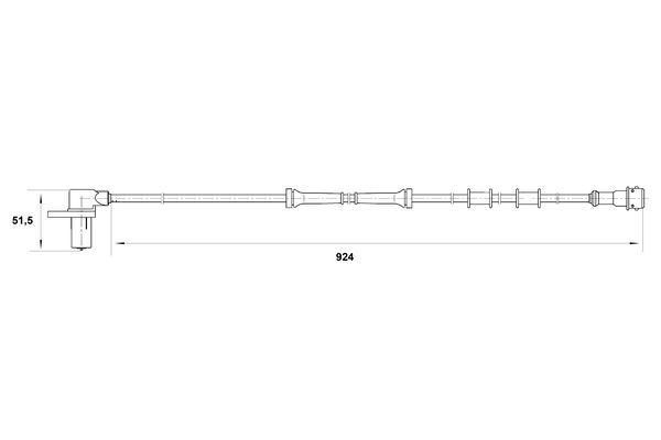 Bosch ABS sensor 0 265 006 425