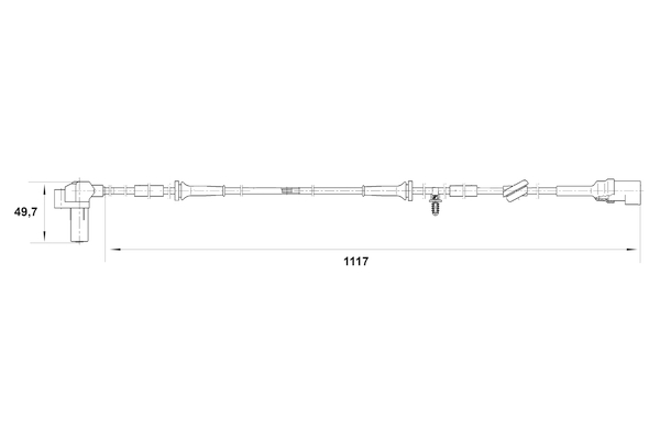 Bosch ABS sensor 0 265 006 458
