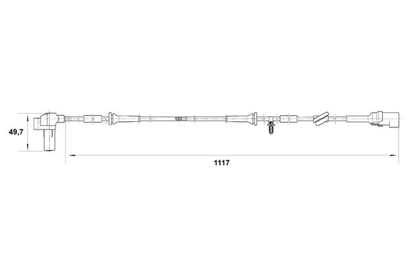 Bosch ABS sensor 0 265 006 458