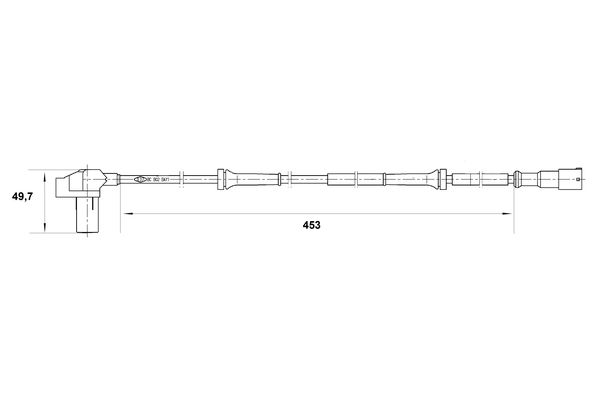 Bosch ABS sensor 0 265 006 528