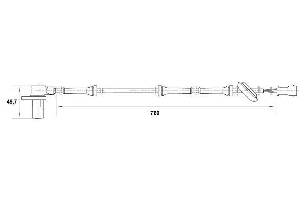 Bosch ABS sensor 0 265 006 569