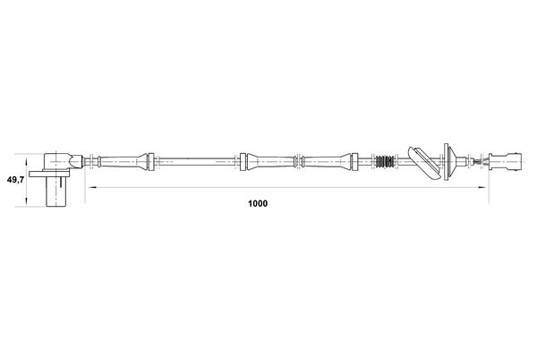 Bosch ABS sensor 0 265 006 573