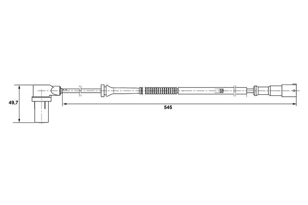 ABS sensor Bosch 0 265 006 594