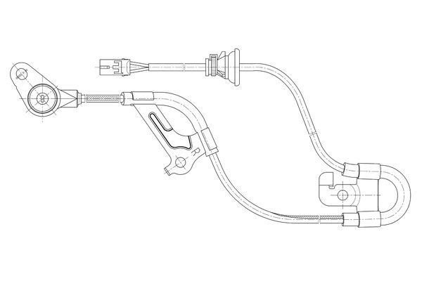 Bosch ABS sensor 0 265 006 665