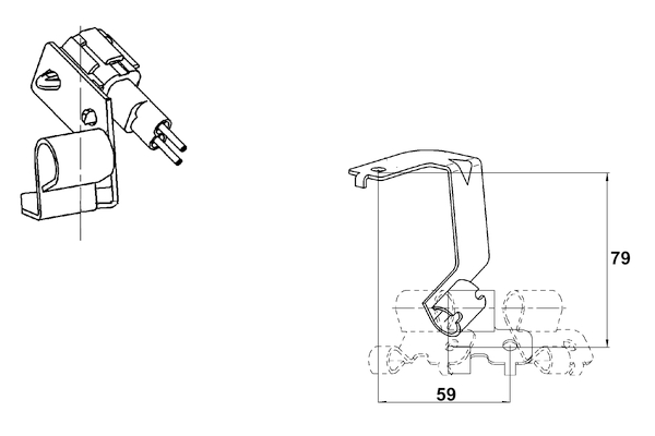 ABS sensor Bosch 0 265 006 671