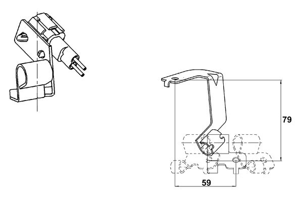 ABS sensor Bosch 0 265 006 671