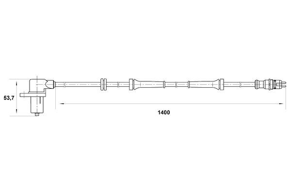 Bosch ABS sensor 0 265 006 673