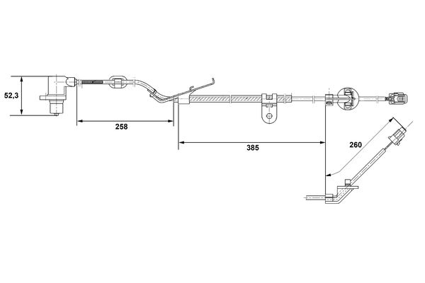 Bosch ABS sensor 0 265 006 674