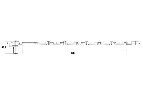 Bosch ABS sensor 0 265 006 711