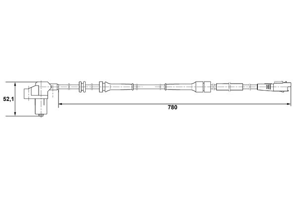 Bosch ABS sensor 0 265 006 730