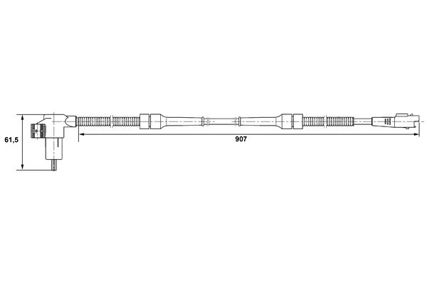 Bosch ABS sensor 0 265 006 731