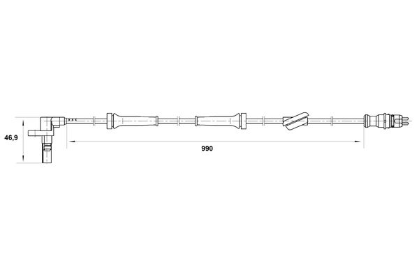 Bosch ABS sensor 0 265 007 036