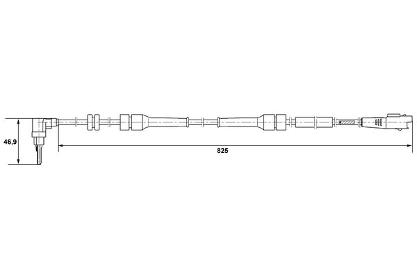 Bosch ABS sensor 0 265 007 084