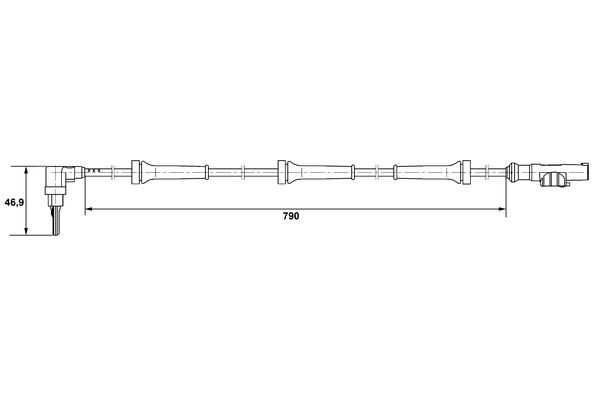 Bosch ABS sensor 0 265 007 400