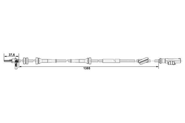 Bosch ABS sensor 0 265 007 488