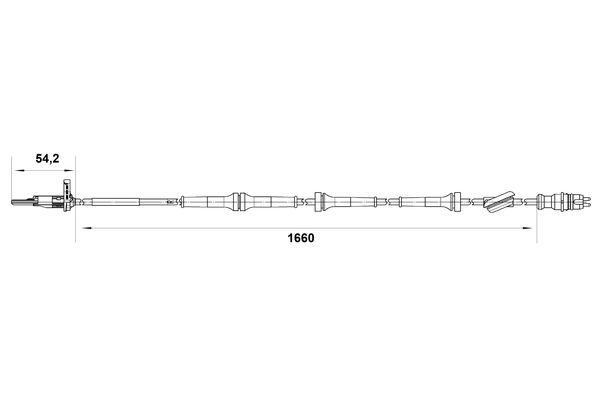 Bosch ABS sensor 0 265 007 513