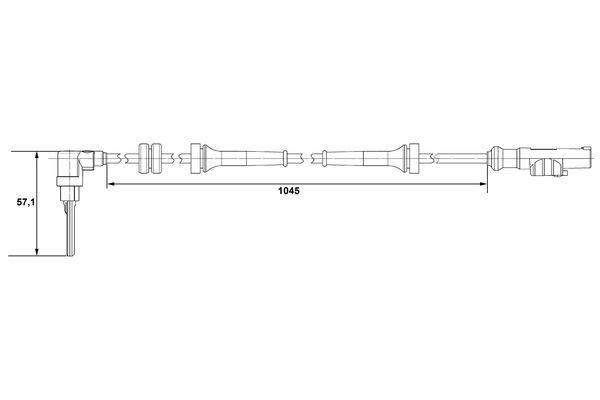 Bosch ABS sensor 0 265 007 610