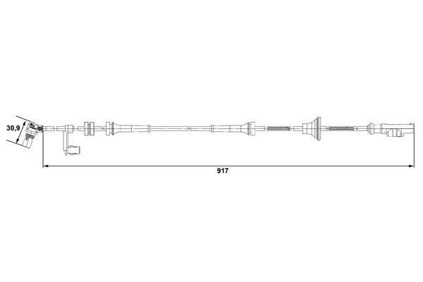 ABS sensor Bosch 0 265 007 688