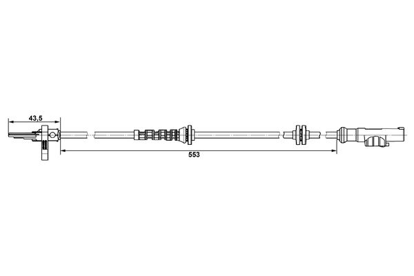 Bosch ABS sensor 0 265 007 896