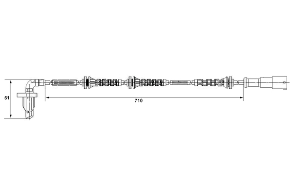 ABS sensor Bosch 0 265 008 327