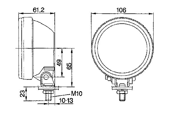 Bosch Mistlamp 0 305 055 001
