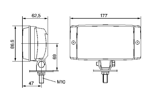 Bosch Mistlamp 0 305 406 001