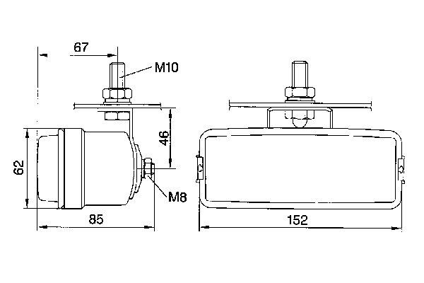 Bosch Mistlamp 0 305 555 001