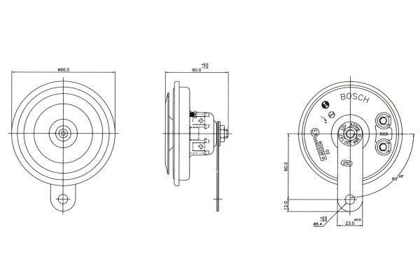 Bosch Claxon 0 986 320 147