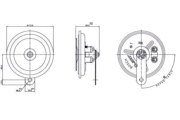 Bosch Claxon 0 986 320 392