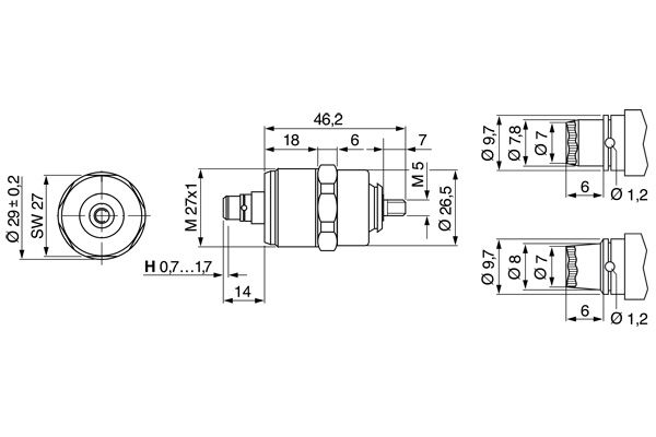 Bosch Hefmagneet 0 330 001 020