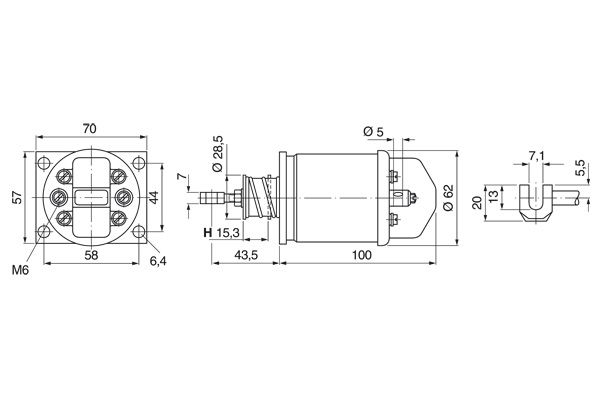 Bosch Hefmagneet 0 330 003 002