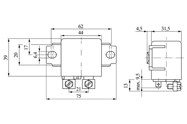 Bosch Batterij Relais (Omschakel) 0 332 002 156