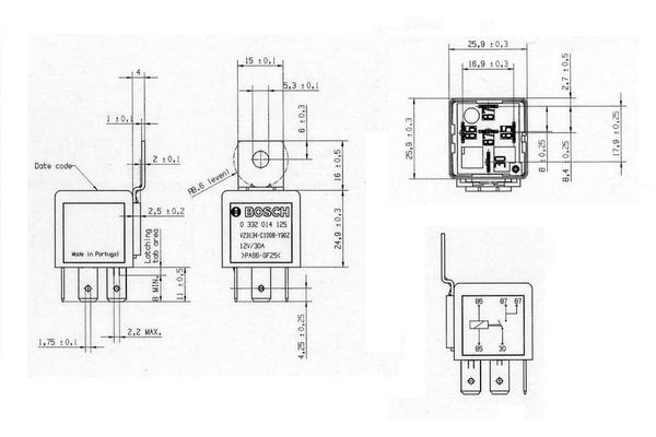 Bosch Relais 0 332 014 125