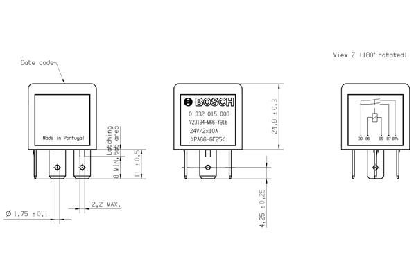 Bosch Relais 0 332 015 008