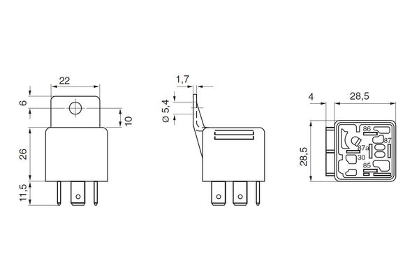 Bosch Relais 0 332 019 801