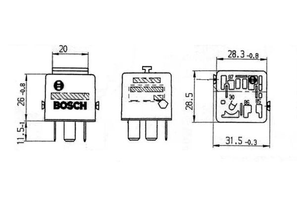 Bosch Relais 0 332 019 456