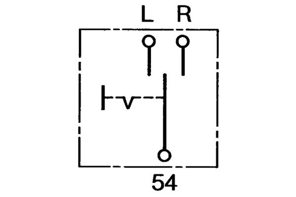 Bosch Knipperlichtschakelaar 0 341 600 001