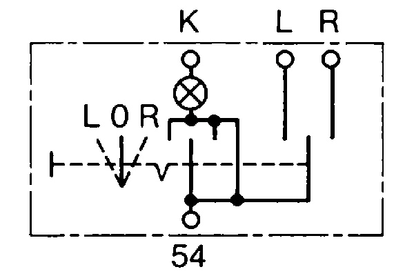 Bosch Knipperlichtschakelaar 0 341 300 002