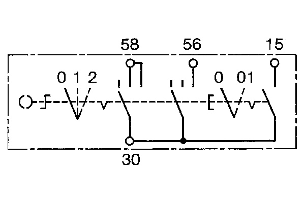 Bosch Contactschakelaar 0 342 106 012