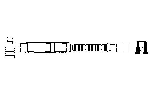 Bosch Bougiekabel 0 356 912 948