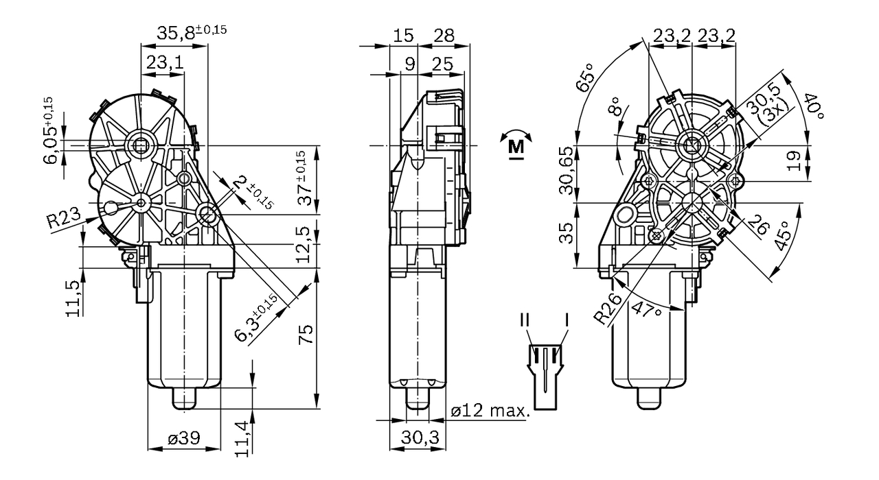 Bosch Elektromotor 0 390 201 918
