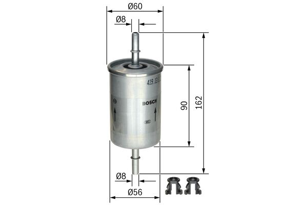 Bosch Brandstoffilter 0 450 905 273