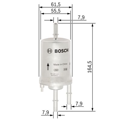 Bosch Brandstoffilter 0 450 905 959