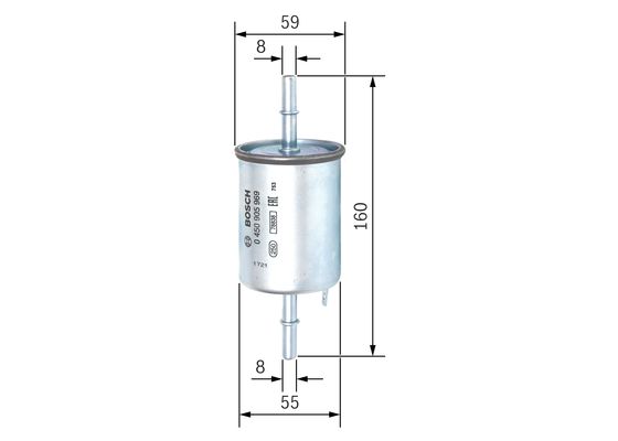 Bosch Brandstoffilter 0 450 905 969