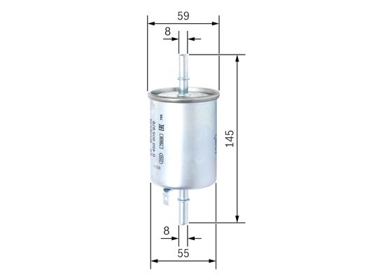 Bosch Brandstoffilter 0 450 905 976