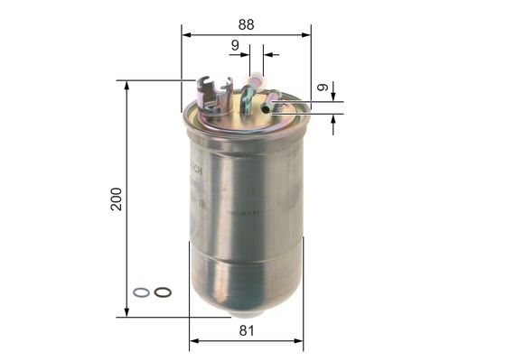 Bosch Brandstoffilter 0 450 906 384